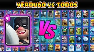VERDUGO vs TODAS LAS CARTAS  | Clash Royale