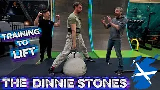 Training To Lift The Dinnie Stones. With John Machin