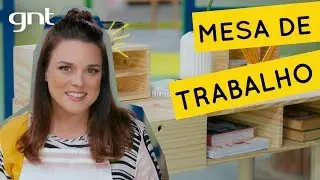 Escrivaninha: como fazer uma mesa de trabalho | Faça Você Mesmo | Thalita Carvalho