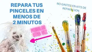 Repara tus pinceles de Miniaturas, Modelismo, Gunpla.  Etc. Facil