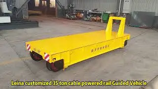 Wind power industry-35 ton cable powered rail Guided Vehicle-leina