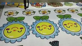 CCD camera vision clothing fabric laser cutting machine for Ball uniform, sportswear, flag cutting