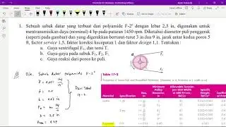 ELEMEN MESIN II -  SABUK DATAR (FLAT BELT)