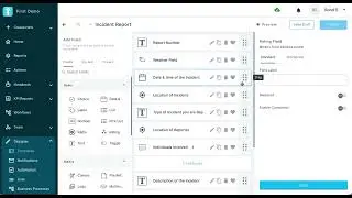 1st Reporting — Drag-and-Drop Digital Form Builder