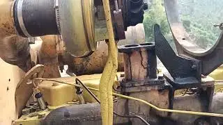 caterpillar 966f engine piston checking