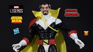 Conde Nefaria Marvel Legends Iron Man Retro Count Nefaria Hasbro Action Figure Review