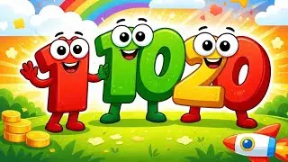 Learning Numbers 1-20: Meet the Amazing 2D Number Friends!