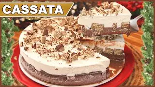 CASSATA DE NATAL I ASSIM VOCÊ NUNCA FEZ I SUPER CREMOSA - FÁCIL - DELICIOSA I Receitas de Pai