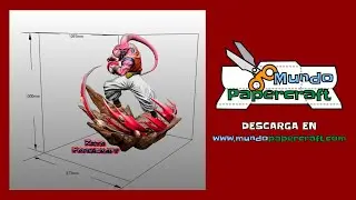 Super Buu Gohan Absorbed &ndash; Dragon Ball Papercraft | Modelo Gratis