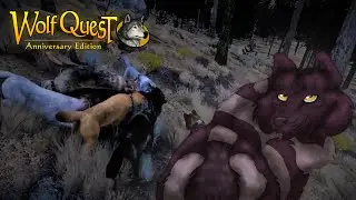 Killing and Fighting Wolves in WolfQuest 3 AE Multiplayer