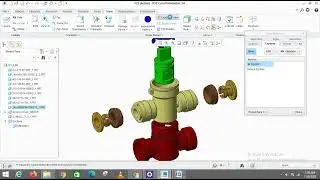 Exploded View In Creo Parametric #3d #creo #design