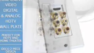 HDMI Home Theater Audio Video WallPlate all in 1 UniqueProductsOnline.wmv