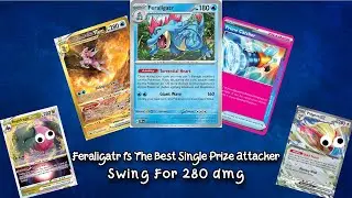 Feraligator Destroys Two Prize Pokemon With Ease