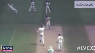 William Porterfield takes a blinder at slip for Warwickshire