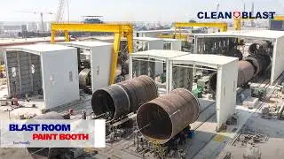 We made Largest ECO FRIENDLY BLAST ROOM AND PAINT BOOTH