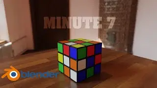 How to create a rubik's cube in Blender in 7 Minute