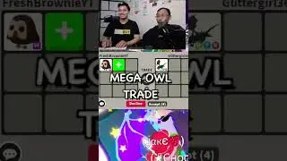 Crazy Mega Owl No Pot Trade in Adopt Me!