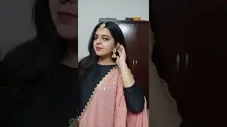 Pairing Peach dupatta 😍