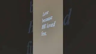 #MondayMotivation &ldquo;We love because he first loved us.&rdquo; 1 John 4:19