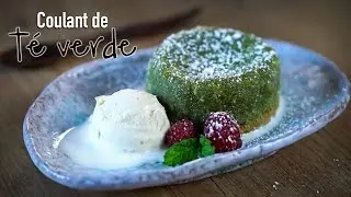 Coulant o Volc&aacute;n de te verde - Matcha Green Tea Lava Cake Recipe