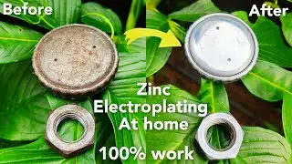 How to zinc electroplating old motorcycle parts