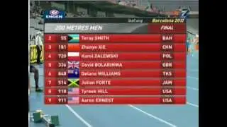 Turks and Caicos Sprinter Delano Williams Wins Gold at the 2012 World Junior Championships