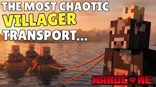 The Most CHAOTIC Hardcore Villager Transport Ever&hellip; | Episode 5