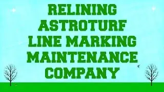 Relining Astroturf Line Marking Maintenance Company