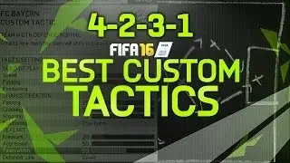 FIFA 16 4-2-3-1 BEST CUSTOM TACTICS TUTORIAL -(4-5-1) BEST TACTICS & INSTRUCTIONS - HOW TO PLAY 4231
