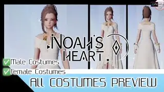Noah's Heart - All Costumes Preview - Noah's Heart Fashion - Outfit Preview - Skin Preview - Mobile
