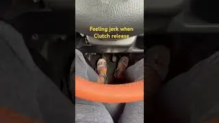 Feeling jerky when clutch release #car #youtubeshorts