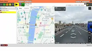 Create a new Team Map with animated street view