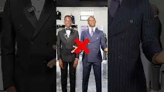 Go with a single-breasted suit with a vest Why? The vest gets hidden under a double-breasted jacket.