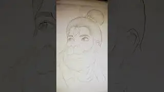 art by Ajay Hanuman drawing
