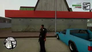 GTA San Andreas Definitive Edition - Colt 45 Two handed hold at max skill mod