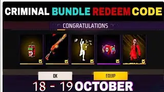 Freefire New Redeem Code Today | 18 October New Redeem Code Today | Freefire New Redeem Code Today