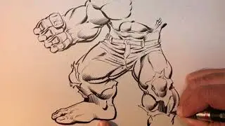 Hulk speed drawing