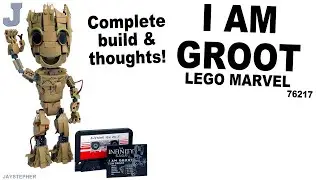 LEGO Marvel 2022 I Am Groot 76217 Live Build & Review