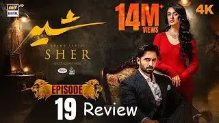 Sher Episode 19 Review Danish Taimoor Sarah Khan Digital Drama #daramareiew