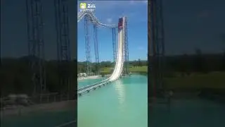 Water park beautiful water trek