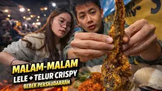 Wisata Kuliner Malam Bandung &ndash; Lele & Telur Crispy di Bebek Persaudaraan!