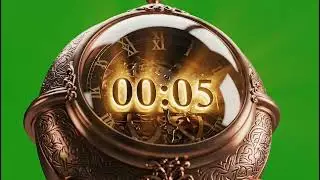 Emotional 1 Minute Fancy Timer Green Screen for Engaging Storytelling