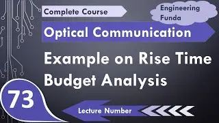 Example of Rise Time Budget Analysis of Optical Fiber Communication System by Engineering Funda