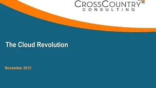 The Cloud Revolution Webinar