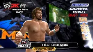 Smackdown! - Dev's WWE 2K14 Universe Mode (Part 3) ┃ Draft Week! #PS3Share