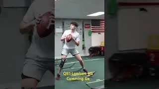 Qb Shuffle slide is different from a drop back! Work off the back hip #Qb #Footwork #speed