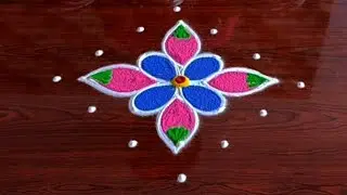 Simple Rangoli Designs 🌷 Small Rangoli Designs 🌷 Daily Rangoli Designs 🌷 Latest Rangoli Designs 🌷 Ea