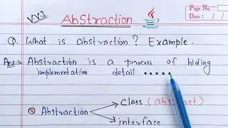 Abstraction in Java (Hindi) | Learn Coding