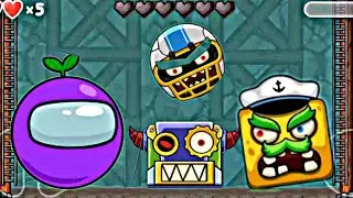 Ball adventure - Ball Bounce - Red Ball Game- All Levels -All Bosses - Full  Game - Fight All Bosses