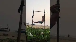Arambol Beach/Workout #india#goa#muscle#calisthenics#workout#arambol#beach#pullups#calisthenics